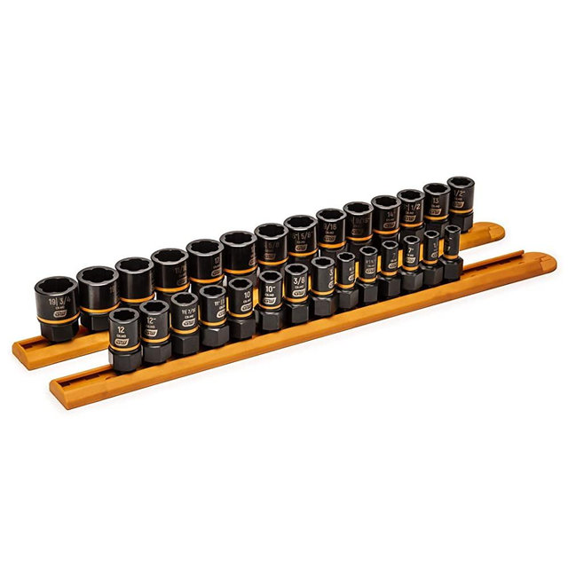 GEARWRENCH 28 Pc. 1/4" & 3/8" Drive Bolt Biter™ Impact Extraction Socket Set - 84784