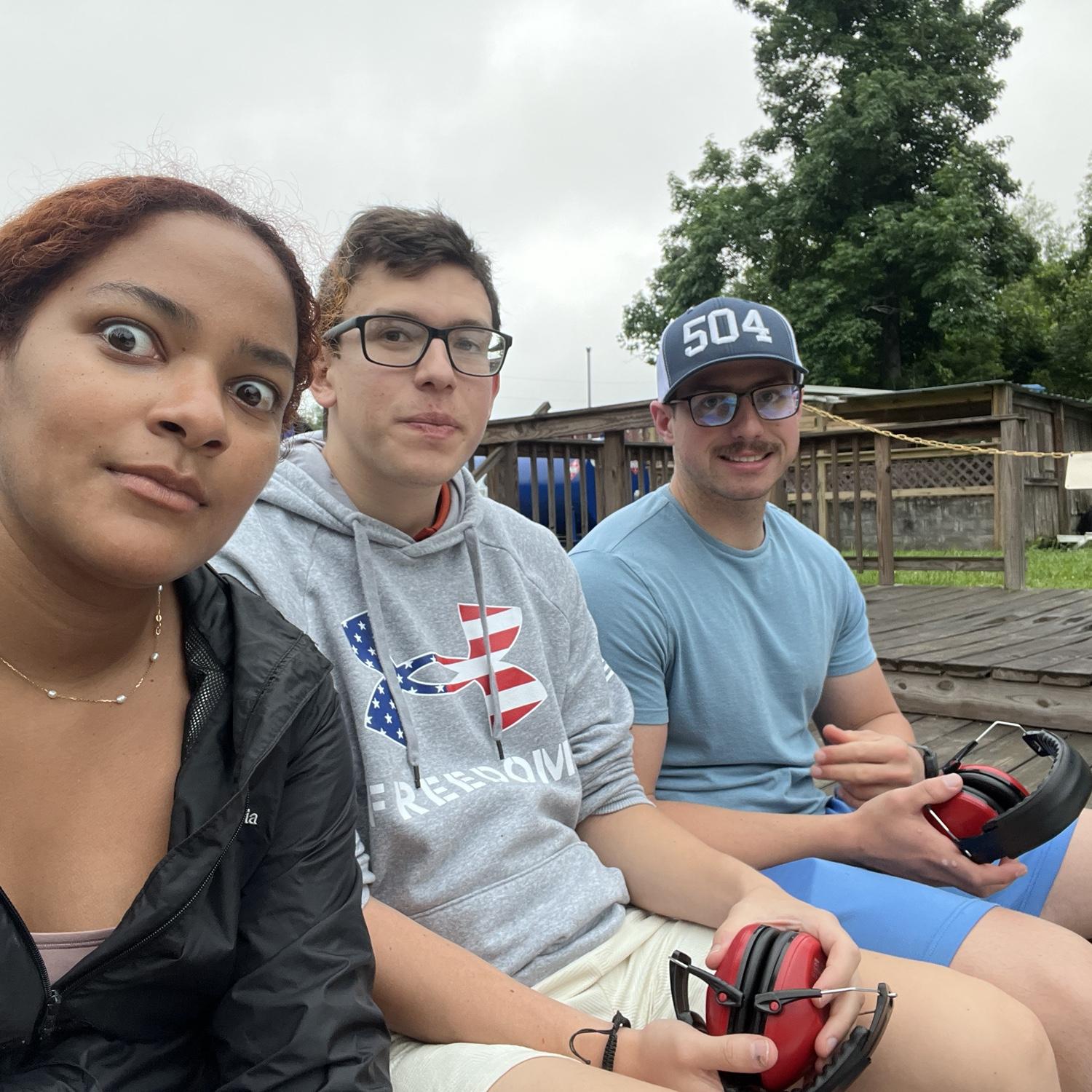 Alligator boat ride with Michael’s cousin, Mitchell