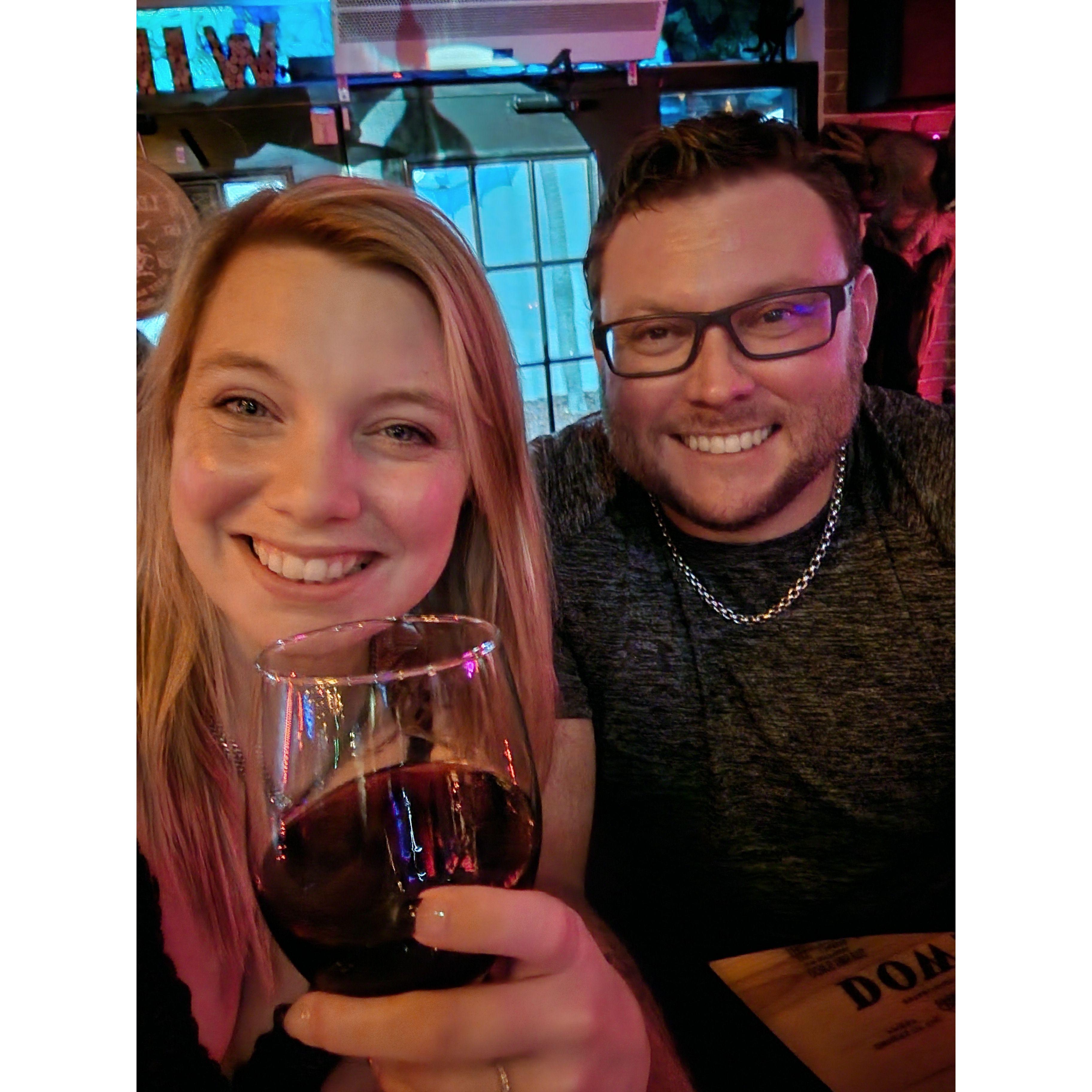 All smiles on date night