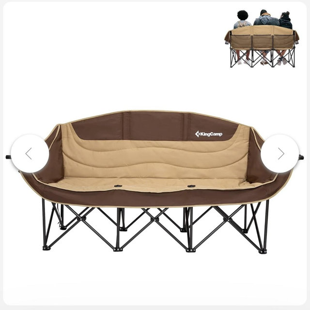 KingCamp CANNA C30 Trio Outdoor Loveseat Chair