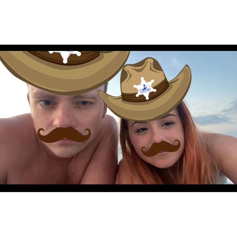 Little did we know on this day in FL, 3 months later we would find out we are both destined for TX