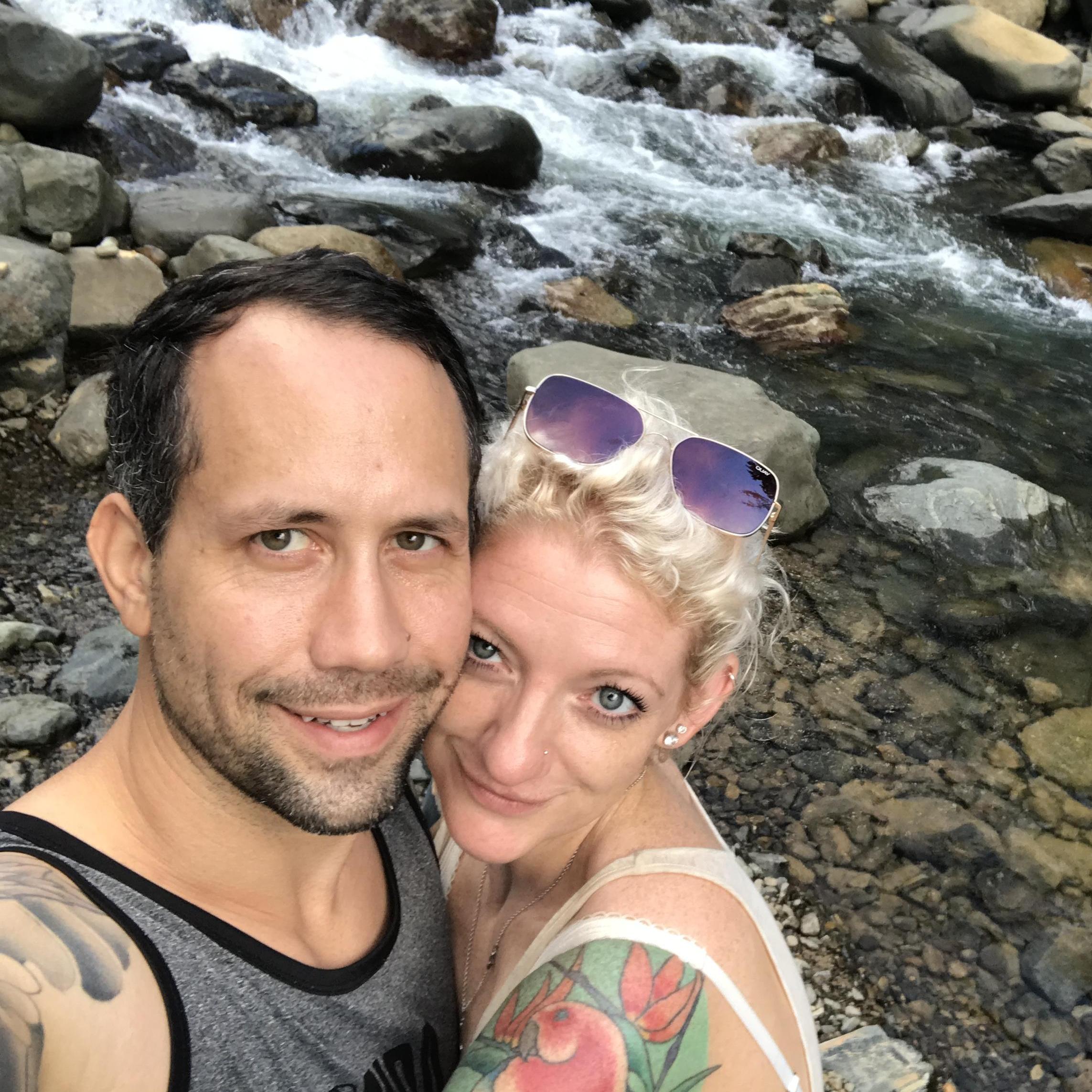 In the El Yunque Rainforest in Puerto Rico.