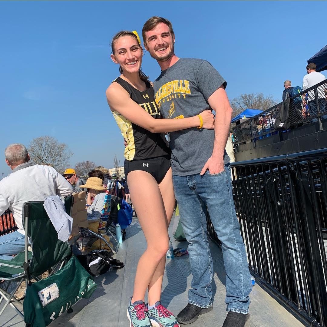 Amelia's last home track meet at Millersville