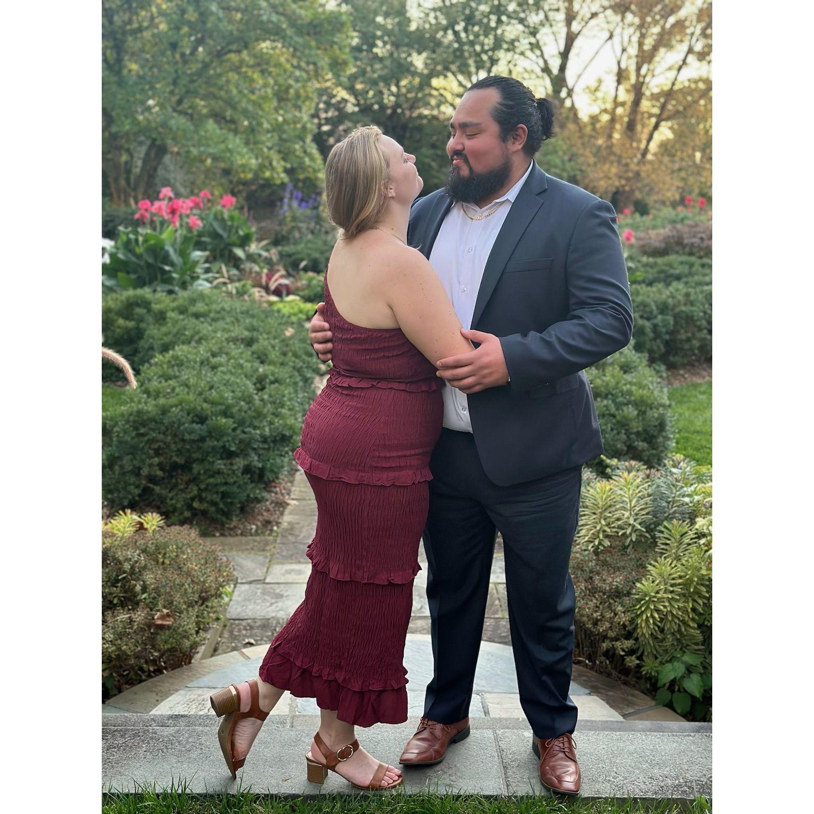 At a friend's wedding