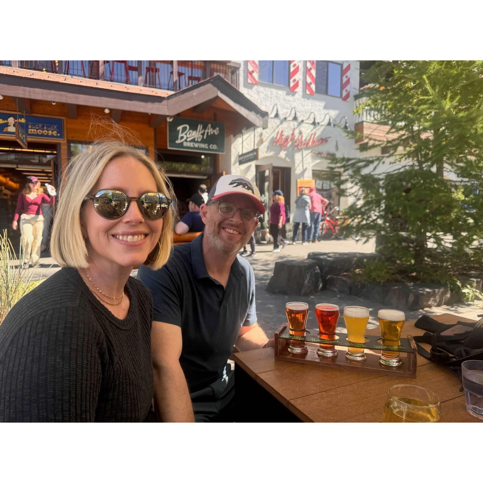 Beers in Banff, Canada - September 2024