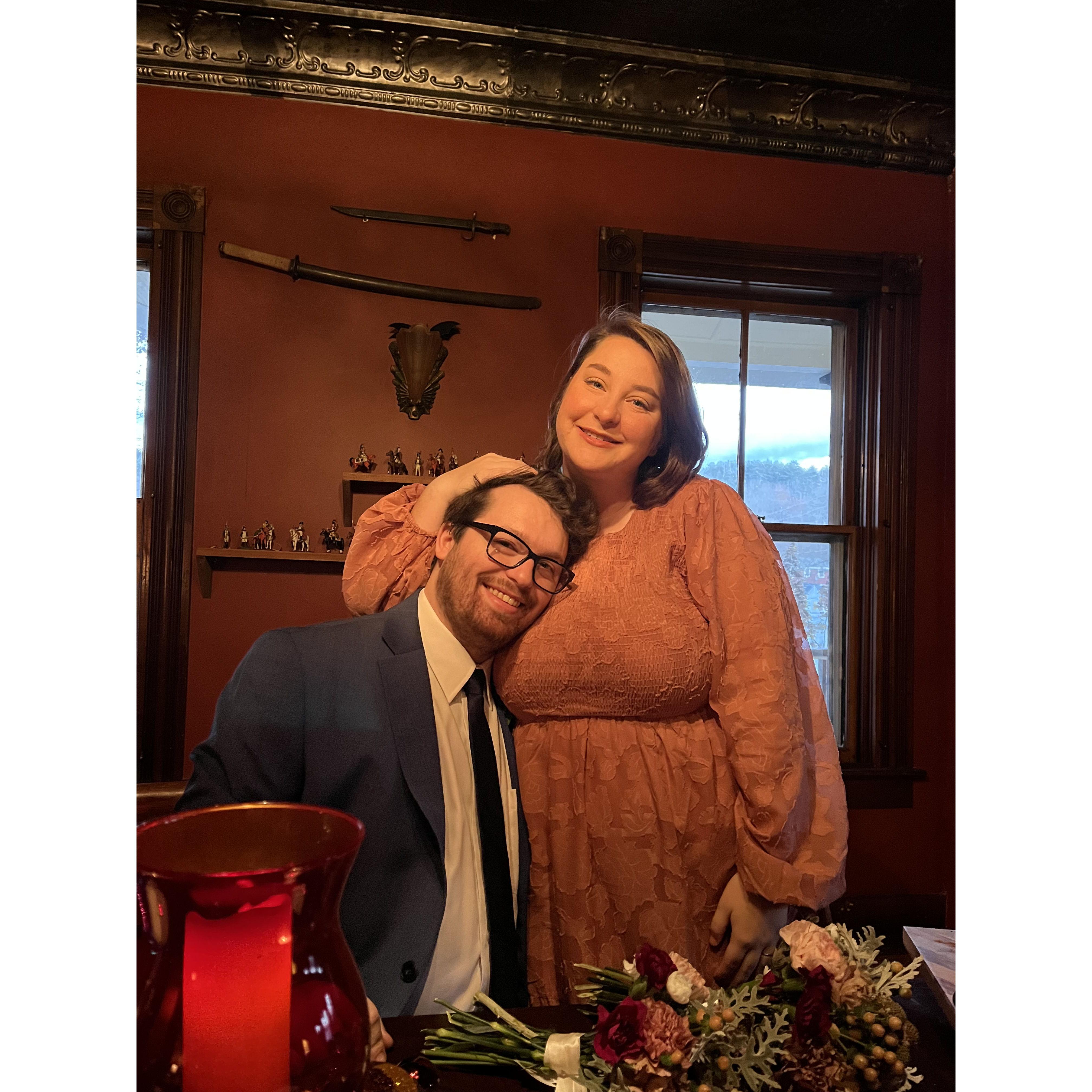 Matt got to officiate Alyssa and Tim's wedding and Kellie was a bridesmaid. They had a blast being apart of their big day!
