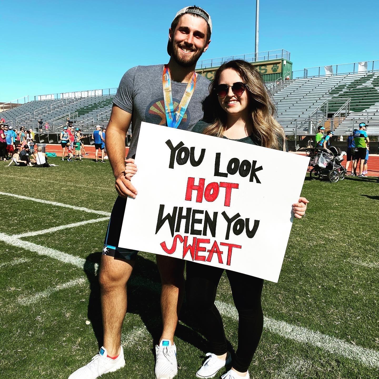 Jarrod completed his first triathlon! (September 28th, 2019).