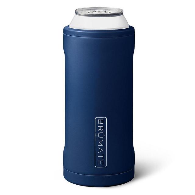 BrüMate Hopsulator Juggernaut Can Cooler Insulated for 24oz  / 25oz Cans | Can Coozie Insulated Stainless Steel Drink Holder for Beer, Tea, and Energy Drinks (Matte Navy)