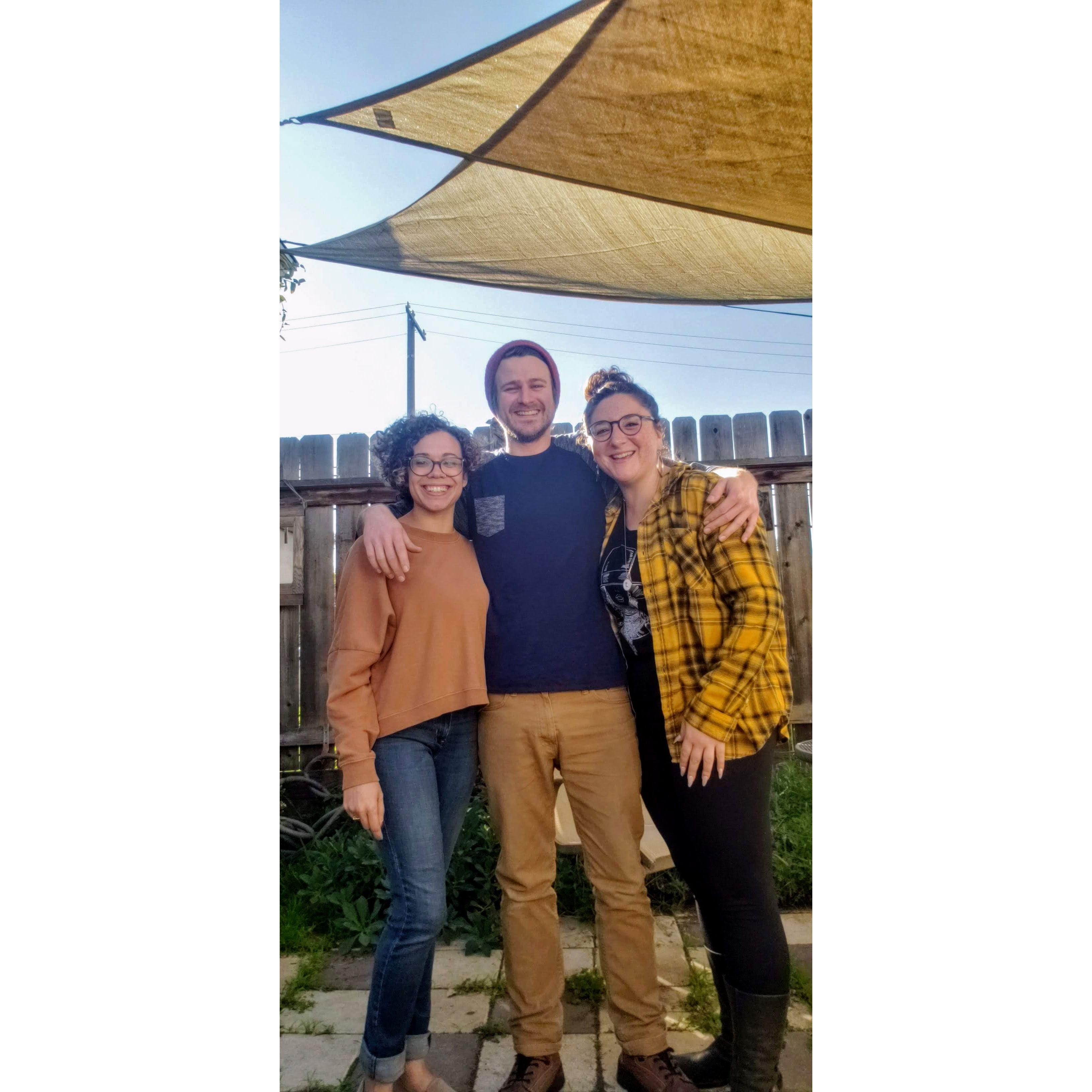 Nicole, Evan, and jenn