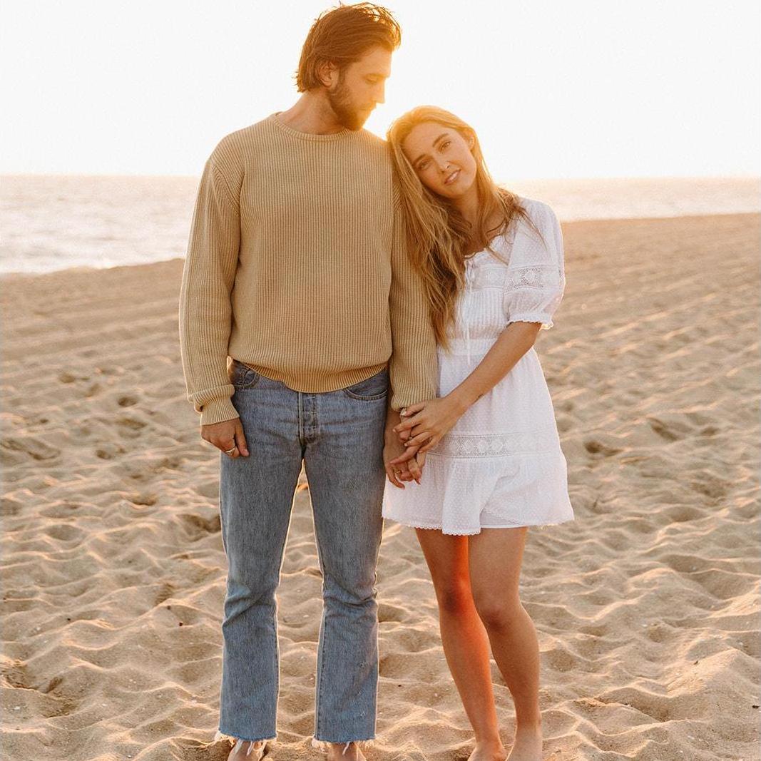 Right before she said yes (she had no idea).