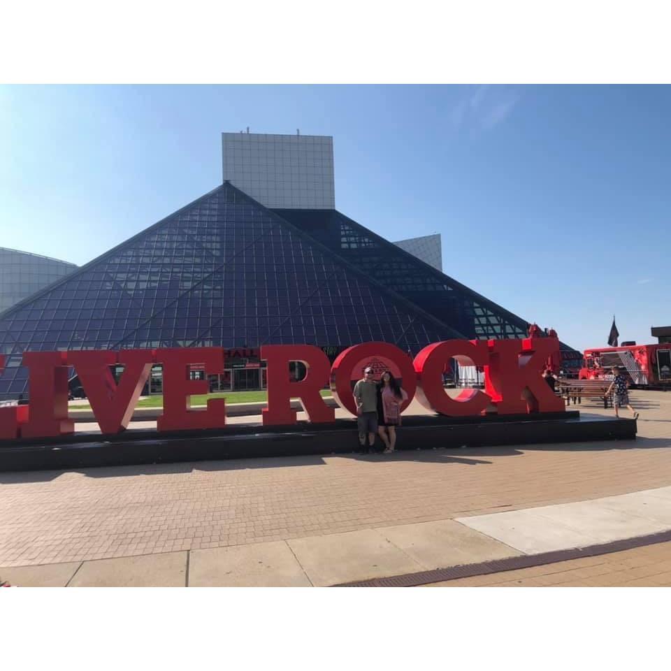 Rock and Roll Hall of Fame, Cleveland, Ohio.