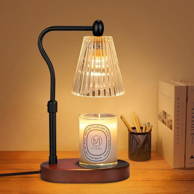 seenlast Candle Warmer Lamp with Timer Dimmer Adjustable Height,Mothers Day Gifts,Electric Wax Warmer Vintage Home Decor for Scented Jar Candles