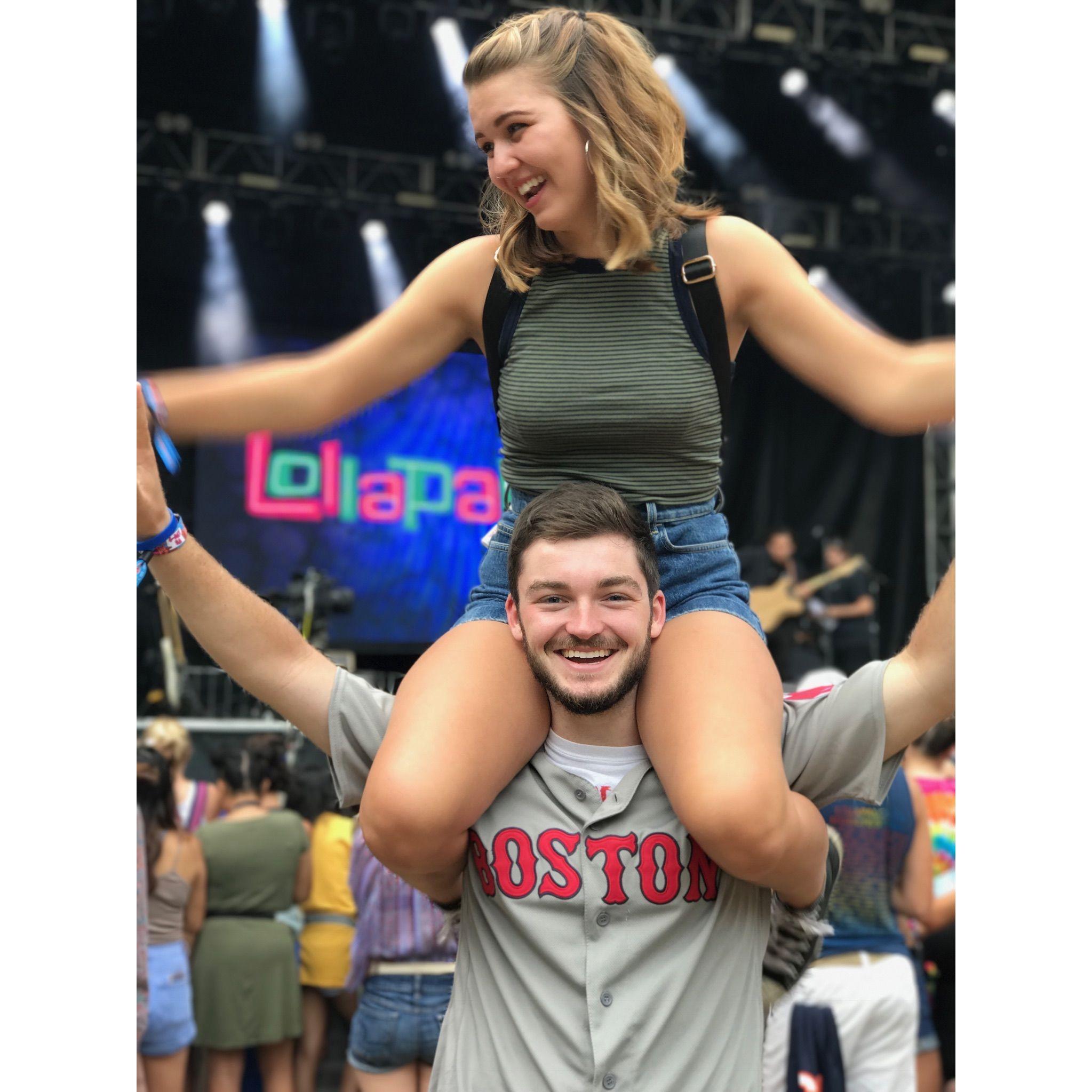 8.6.2017 - Lollapalooza together! Being together for the summer was the best - especially after being long-distance!