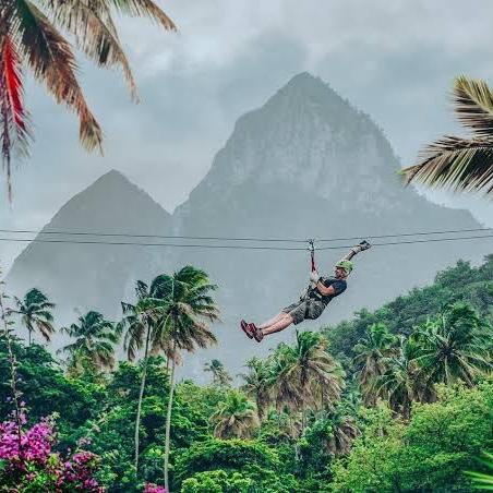 Zip-lining Adventure😱