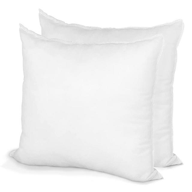 Pillow Insert 18" x 18" Polyester Filled Standard Cover (2 Pack)