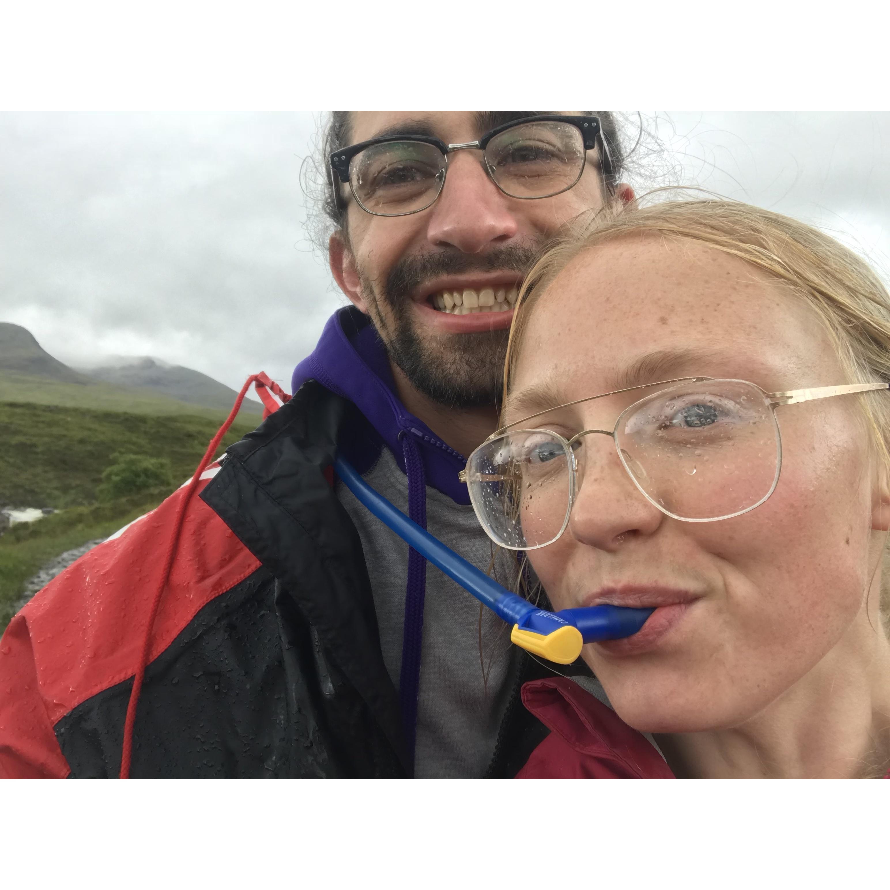 The only hike we've ever had to turn around on, Skye, Scotland: July 2018