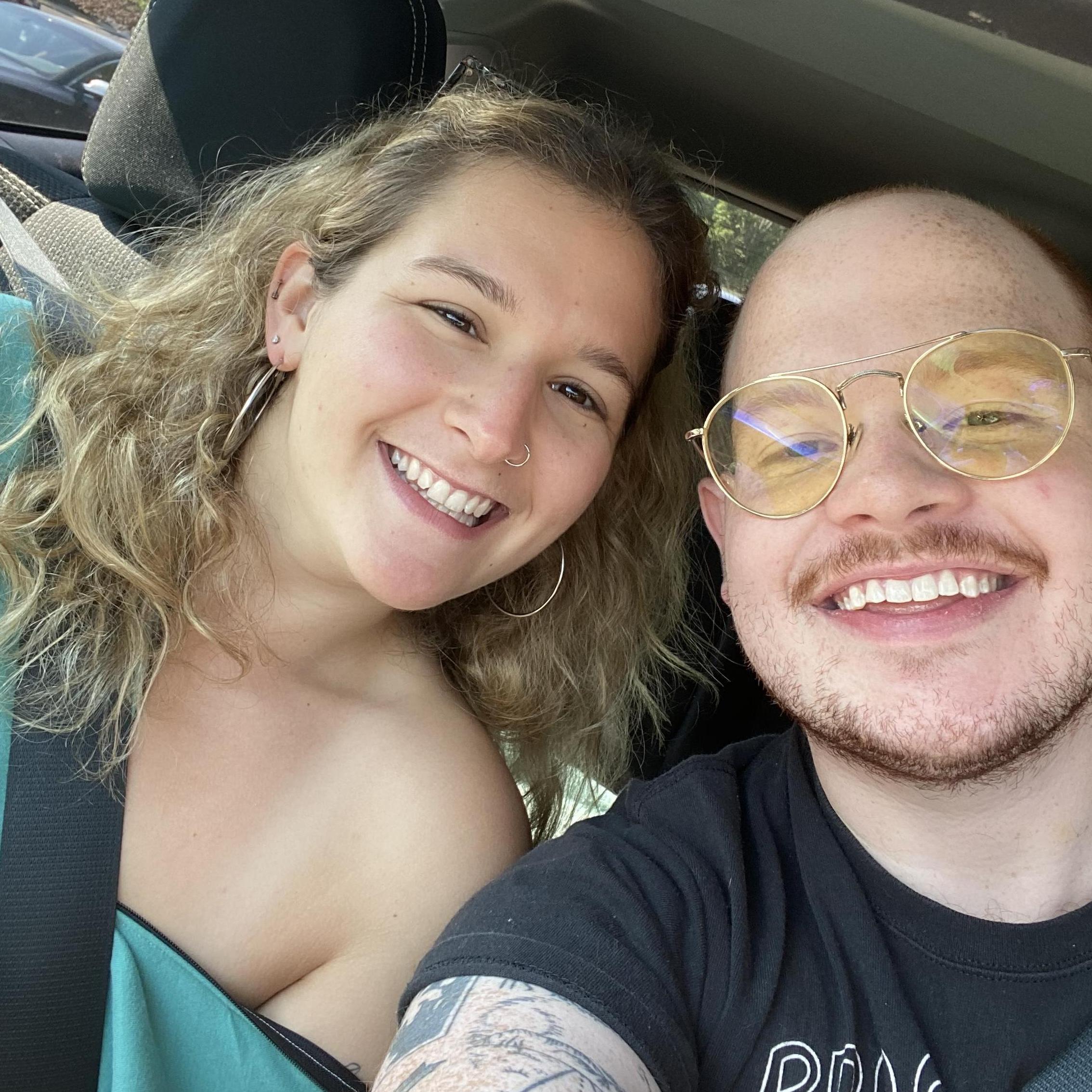 Our first selfie!! :)