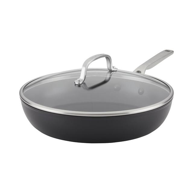KitchenAid Hard-Anodized Aluminum Nonstick 12" Fry Pan with Lid