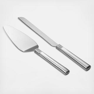 Lismore Diamond Cake Knife & Server