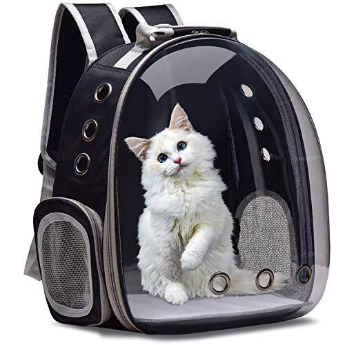 Henkelion Dog Carrier Backpack Front Pack, Pet Carrier Back Pack for Small Medium Cat Puppy Doggie, Dog Body Carrying Bag Travel Space Capsule Knapsack