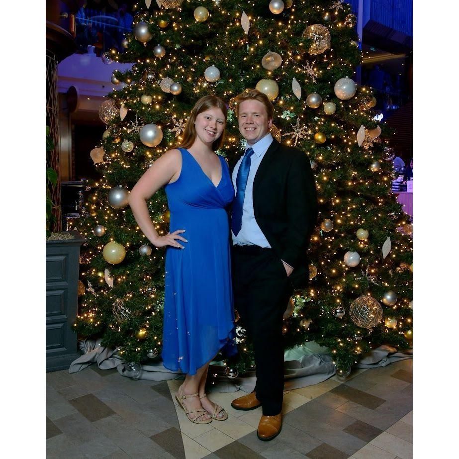 Our first cruise trip together (and Heathers first cruise ever) with Matts family