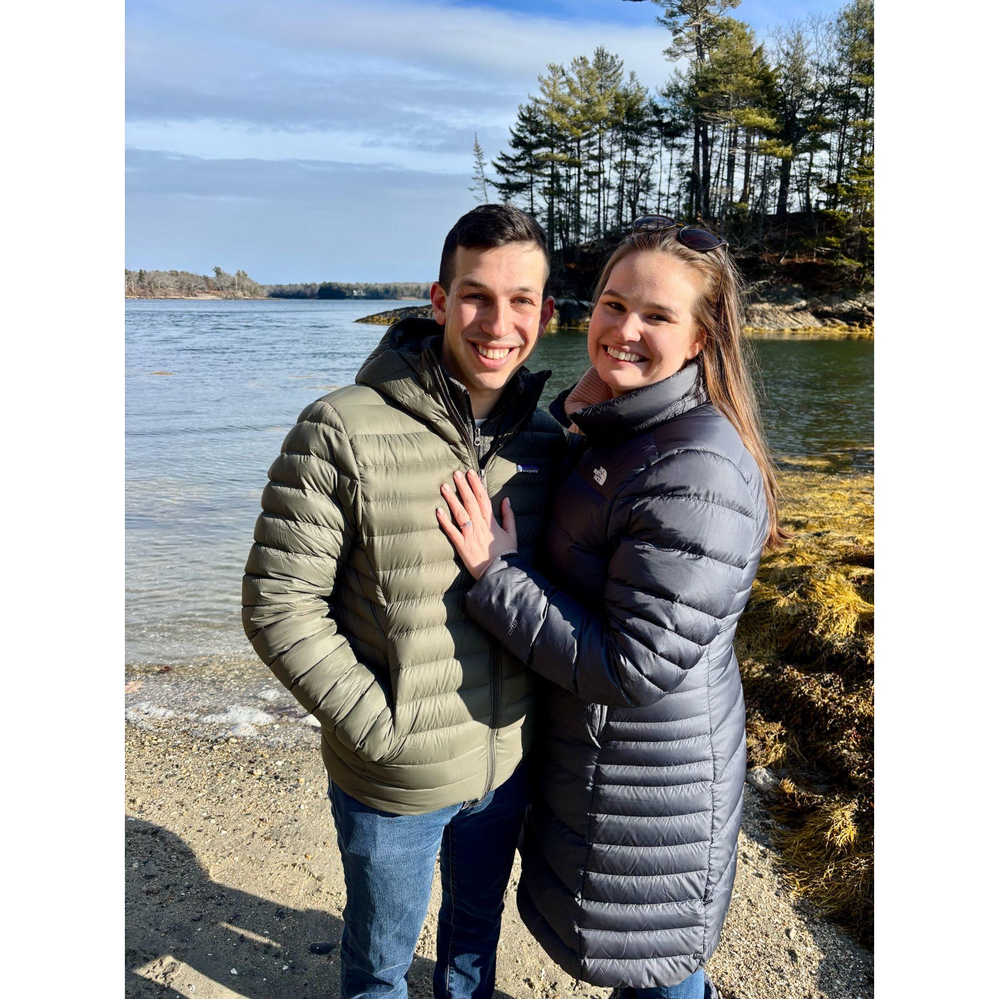 Jack and Alison's engagement on December 21, 2024.