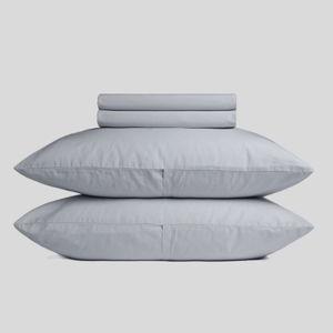 Percale Sheet Set -Sky, QUEEN