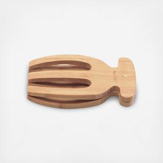 EarthChef Bamboo Hand Salad Servers