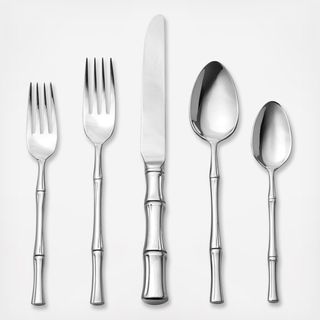 Bamboo 5-Piece Flatware Set, Service for 1