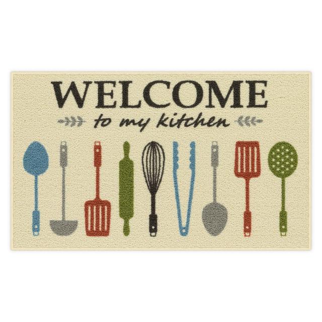 Maples™ Spring Print Kitchen 20" X 34" Accent Rug