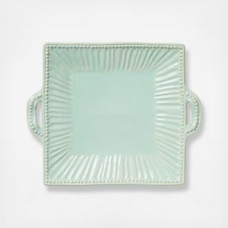 Incanto Stone Stripe Handled Platter
