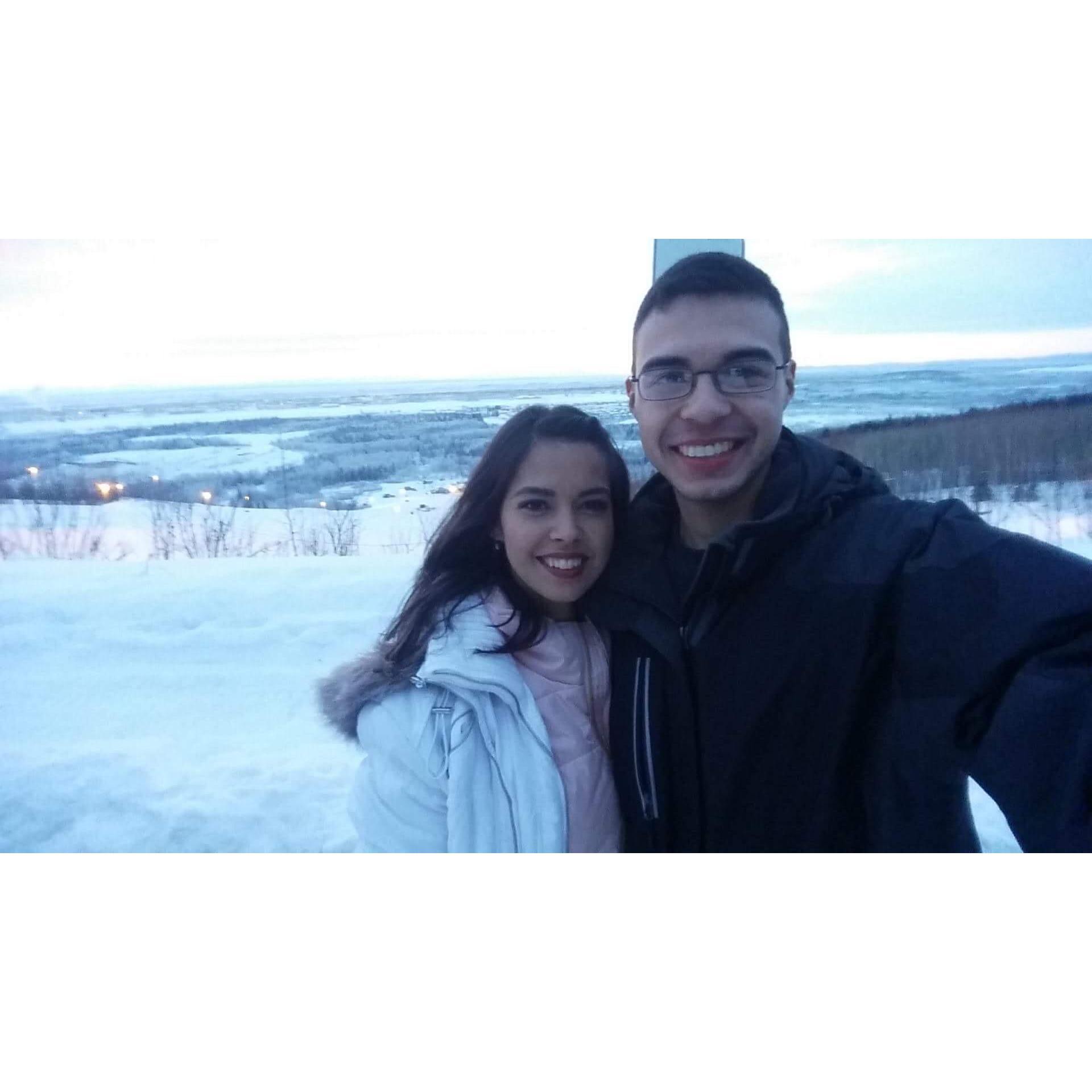 My first day in Ft. wainwright Alaska, December 2015.