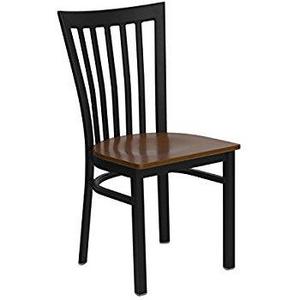 2 Pk. Black School House Back Metal Chair