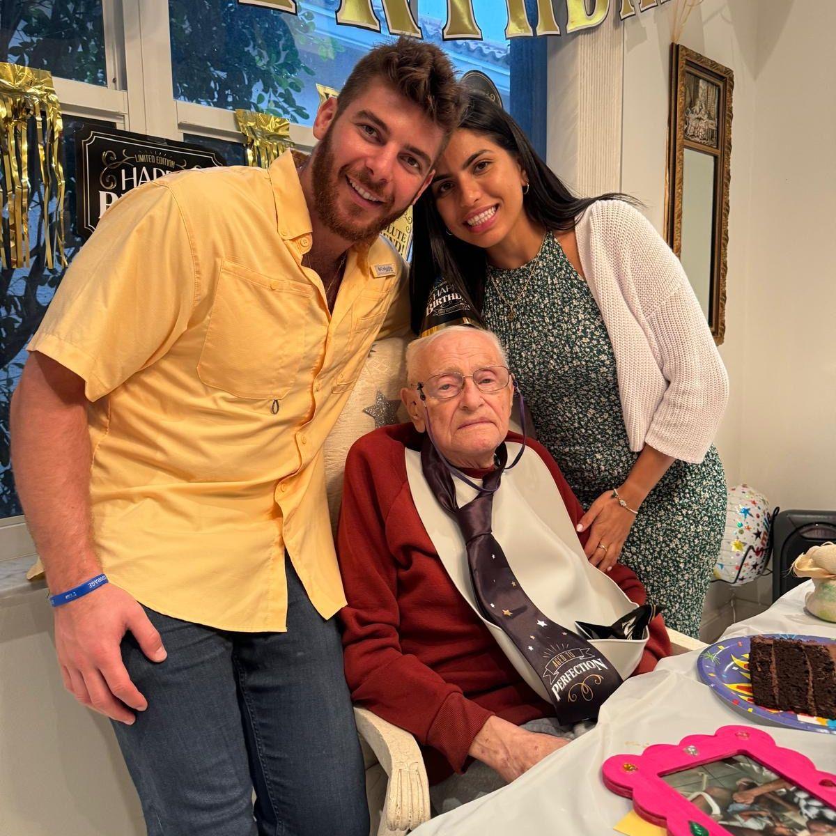 Zaidy's (Juda's grandfather) 96th Birthday!