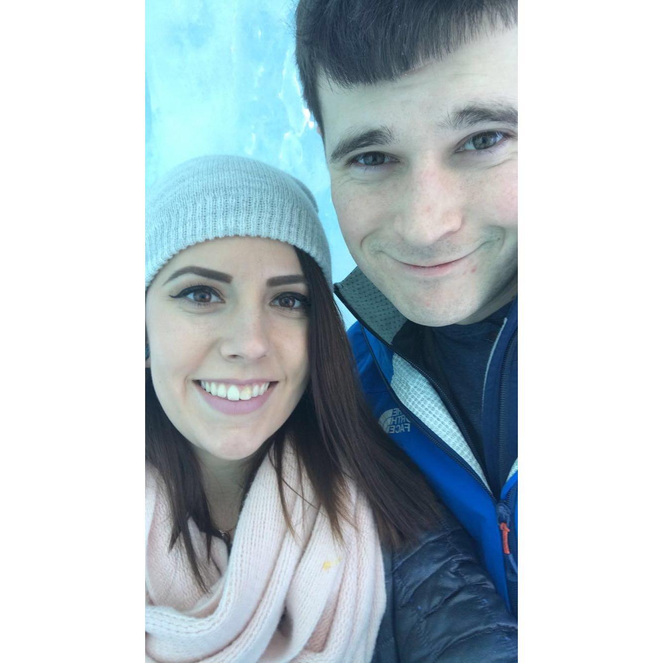Our trip to the Ice Castles in New Hampshire!