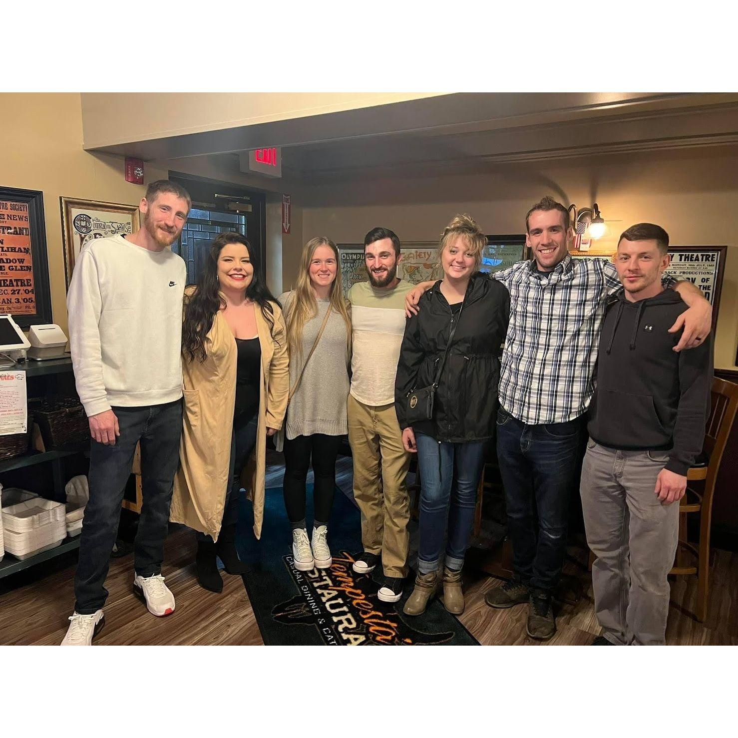 Meeting Cody's high school friends- Keene March 2022