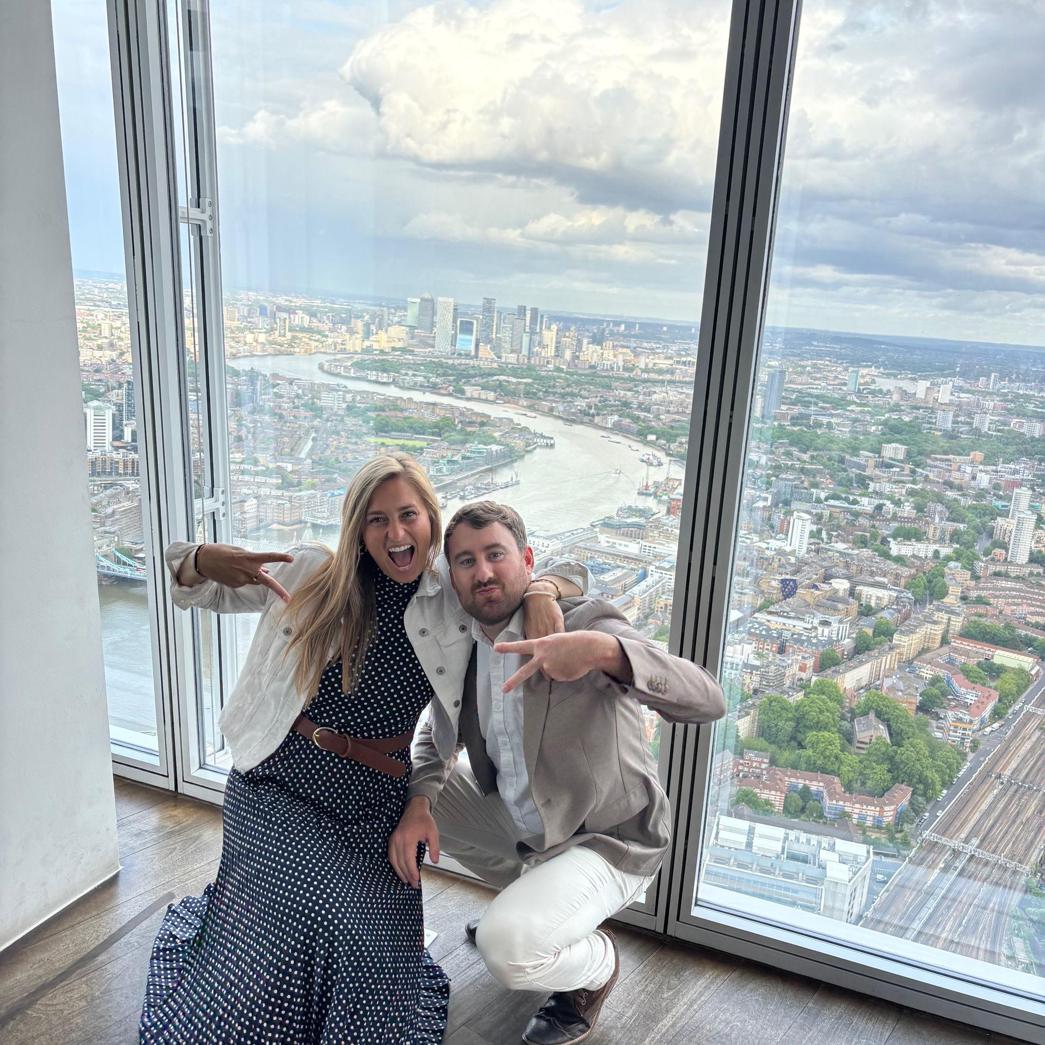 Exploring the tallest building in London, The Shard.