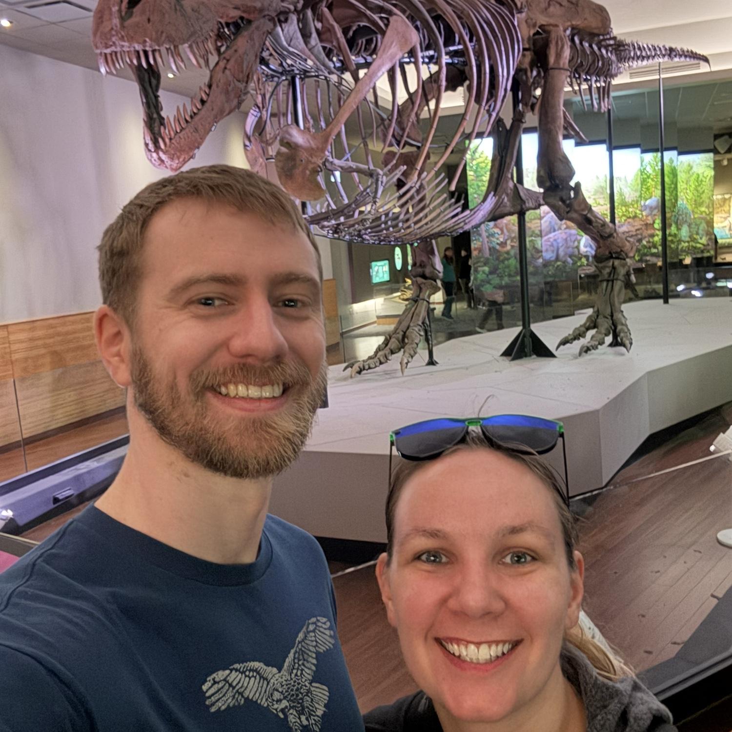 Learning about dinosaurs. One of Jared’s favorite pastimes