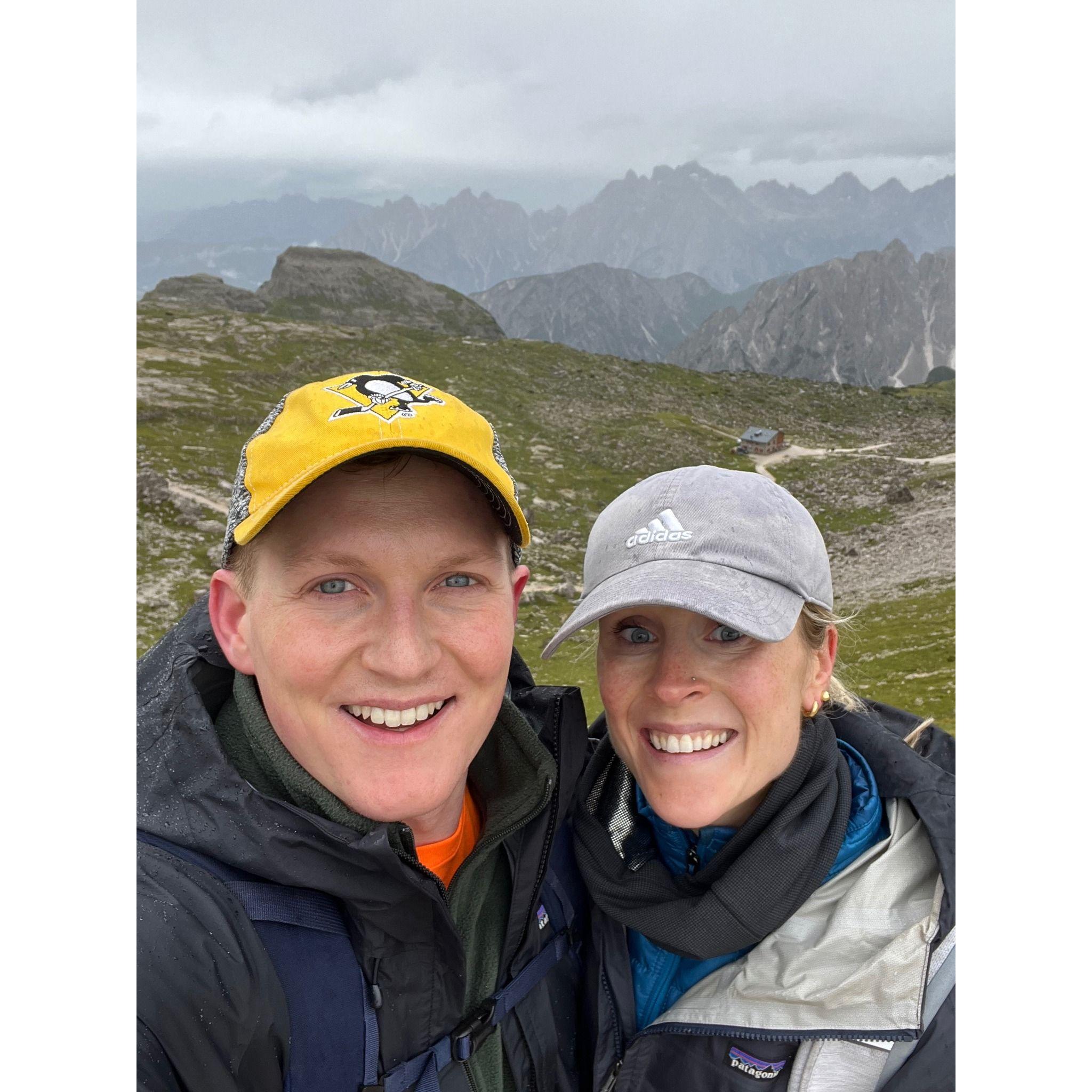 Hiking in the Dolomites