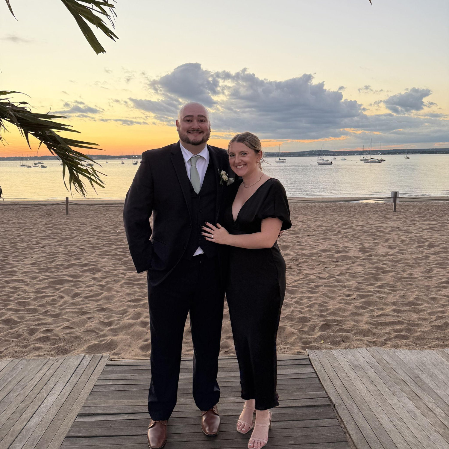 A beautiful night at Glenn's lifelong friend's wedding!