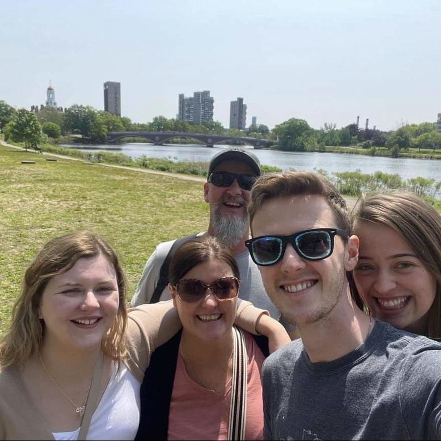 Celebrating Kyle's graduation, 2023