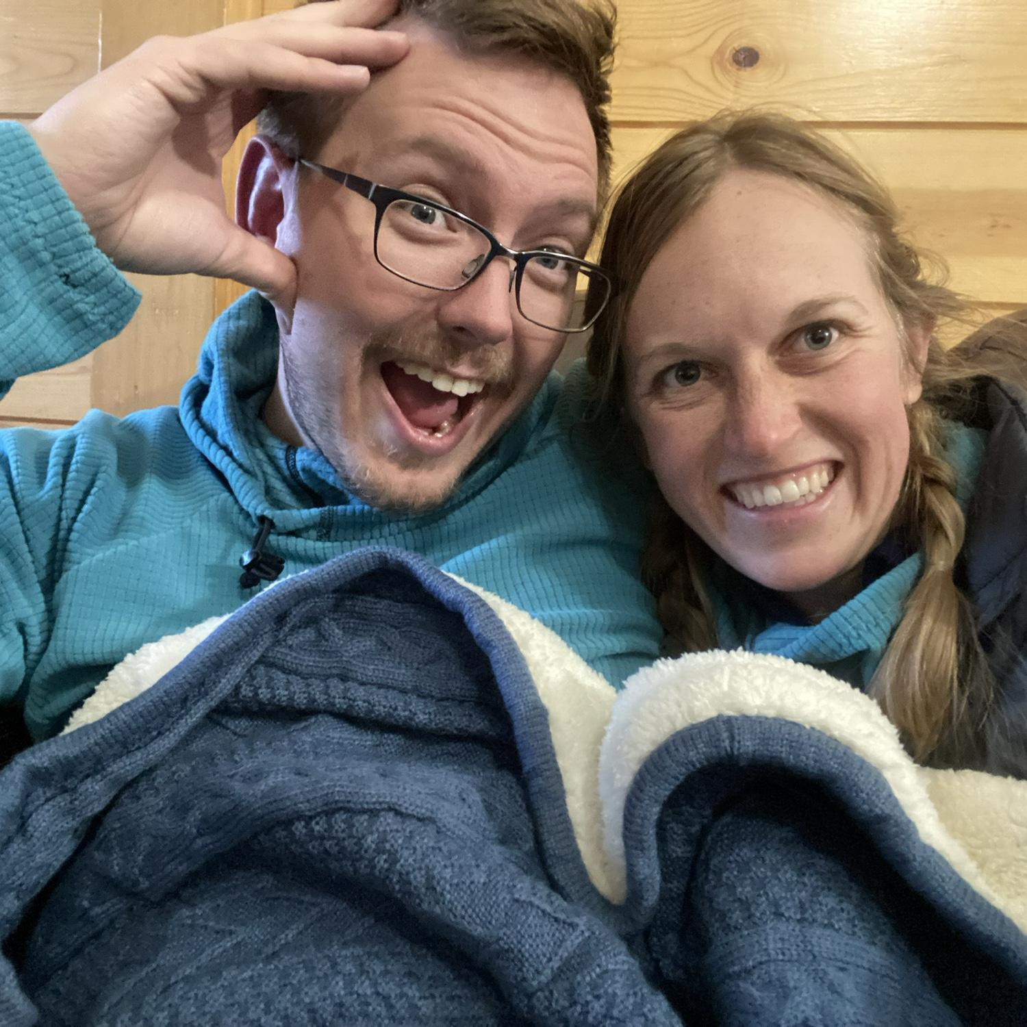 My 30th birthday at the cabins at Sylvan Lake with our new matching sweaters.