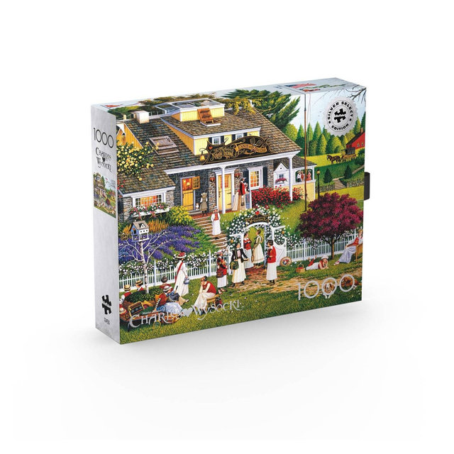Buffalo Games Charles Wysocki Love Jigsaw Puzzle - 1000pc: Cardstock Paperboard Puzzle for Problem Solving
