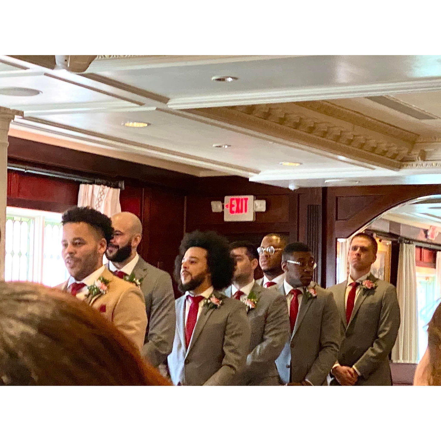 The boys looking fresh!