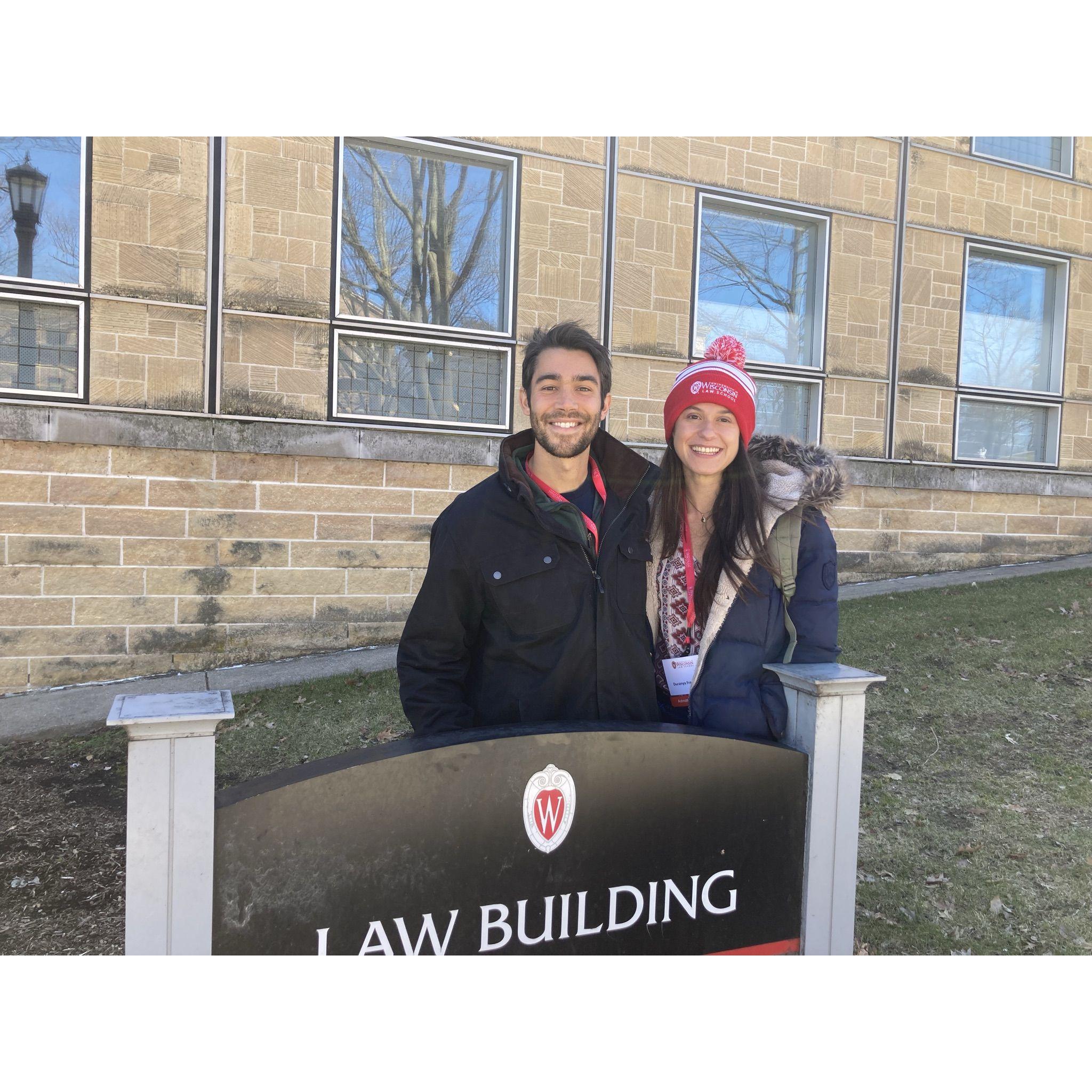 Visiting Madison for the first time together.
