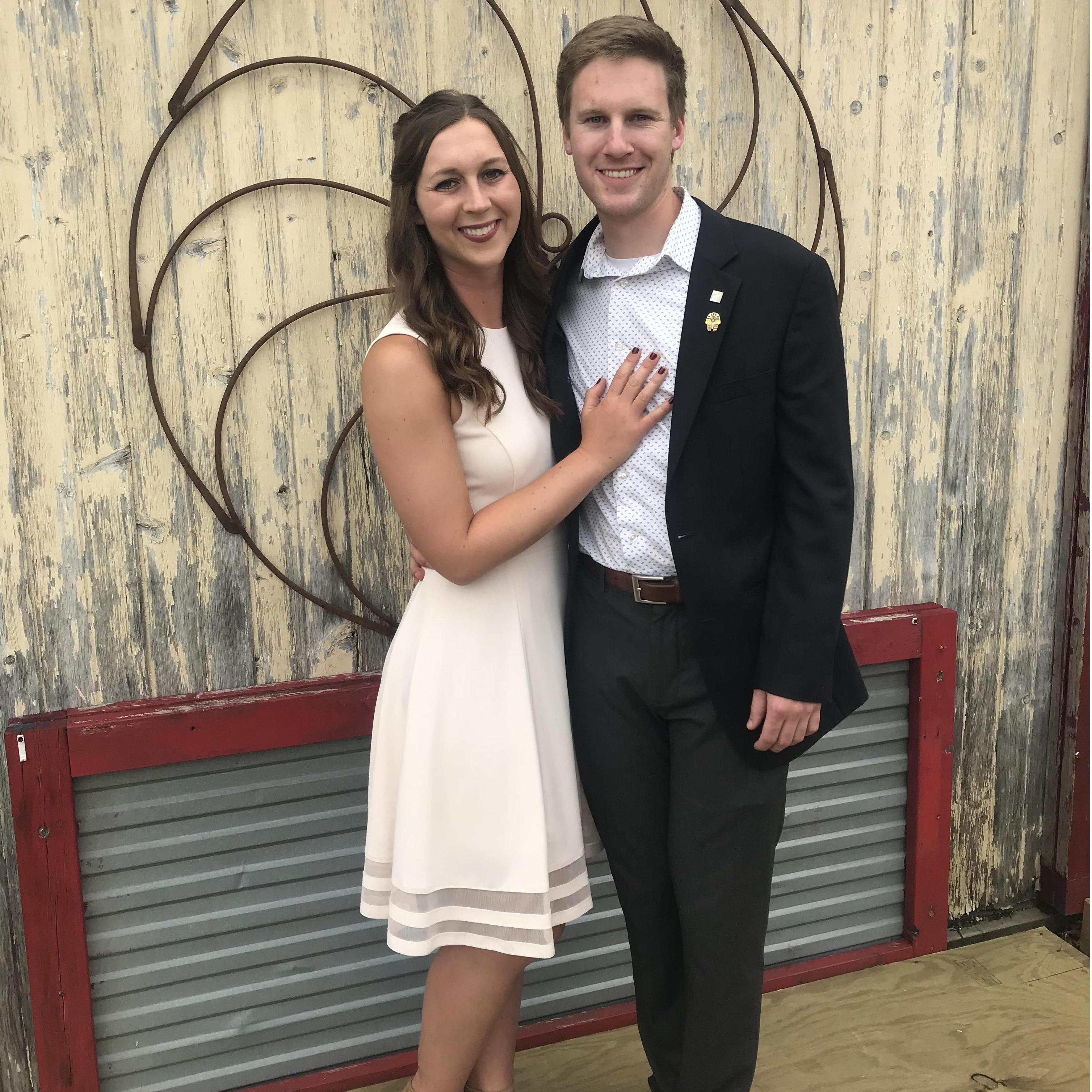 Us celebrating our friends, Katie and Ryan, at their wedding!