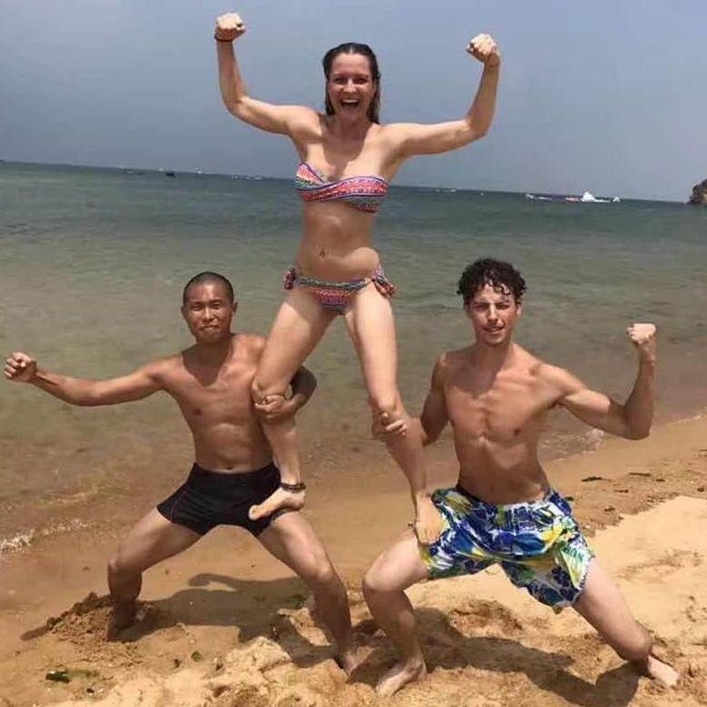 One month into dating we had never been fitter!