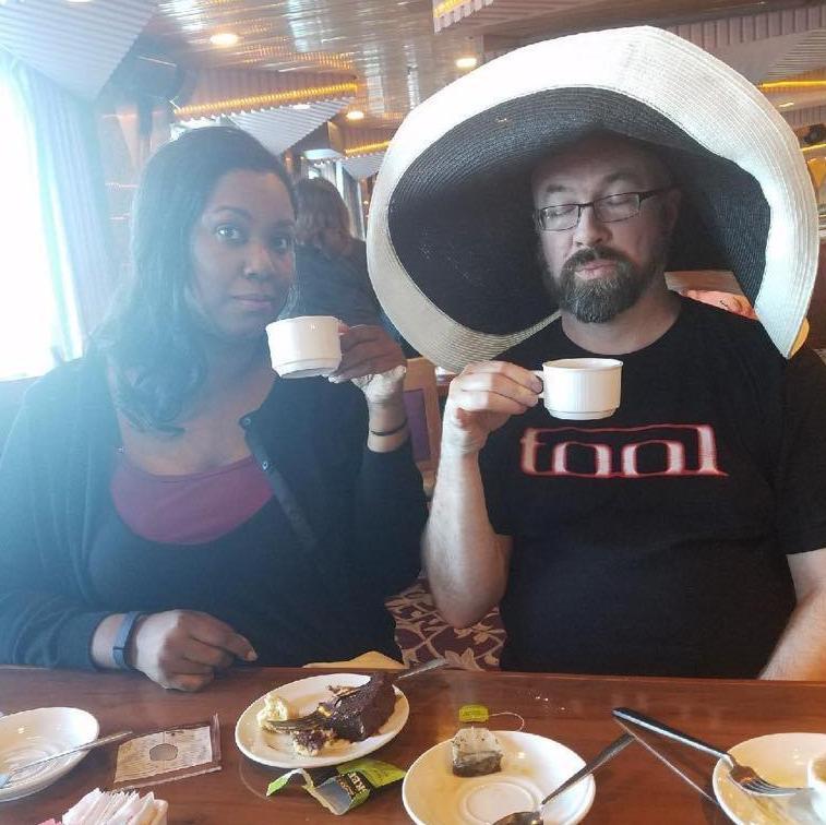 Tea time on our Mexico cruise.