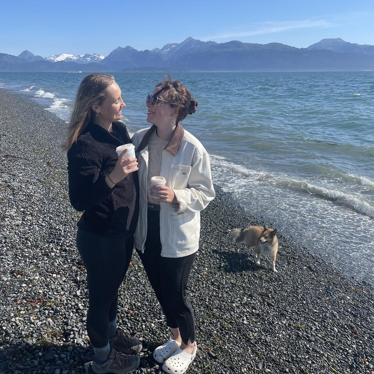 Devin has brought Erica home to Alaska many times. This photo is from Homer—Devin’s favorite place in Alaska, and now Erica’s too.