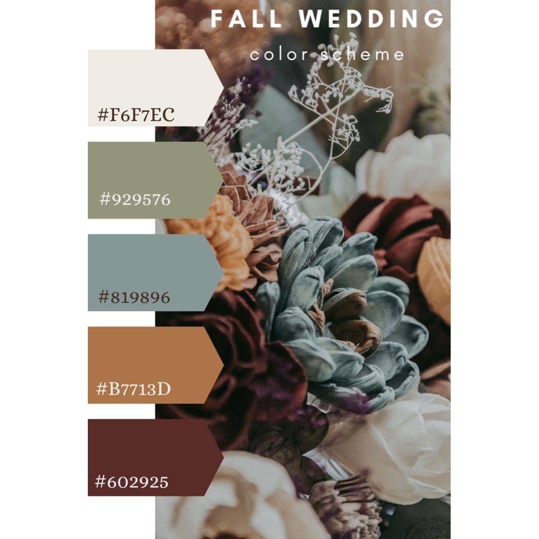 Here are our wedding colors: feel free to play along!